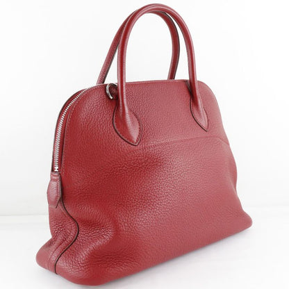 Hermes Bolide 31 Taurillon Clemence Rouge Ash Red □L Ladies Handbag