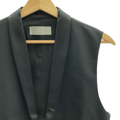 Dior Homme Dior Homme - Narrow Lapel Gilet Vest - 44 - Black - Men's
