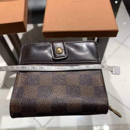 Authentic Louis Vuitton Damier Compact Folding Wallet