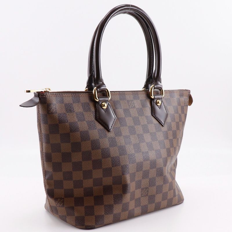Louis Vuitton Saleya PM N51183 Damier Canvas Brown Vi3170 Ladies Handbag
