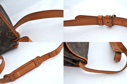 Louis Vuitton Monogram Saumur 35 Shoulder Cross Bag M42254 LV 2314n