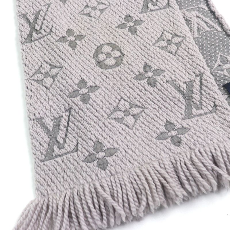 Louis Vuitton M74742 Echarpe Logomania Silk Blend Monogram Fringed
