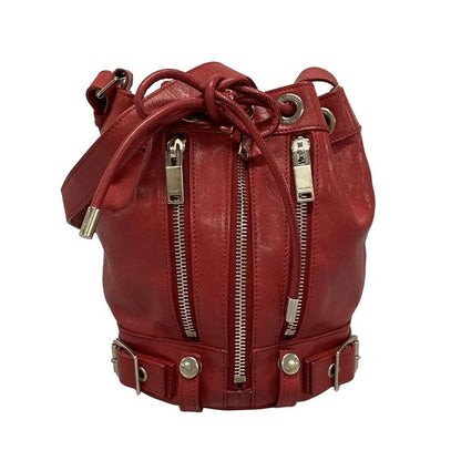Saint Laurent Paris Shoulder Bag Rider Shoulder Bag 333479 Red Leather