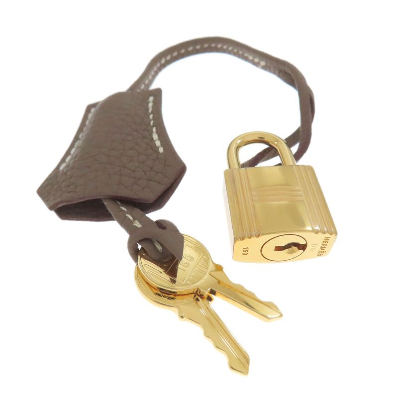 Hermes Kelly 28 Inside Stitched Etape Gold Hardware Handbag Taurillon Women