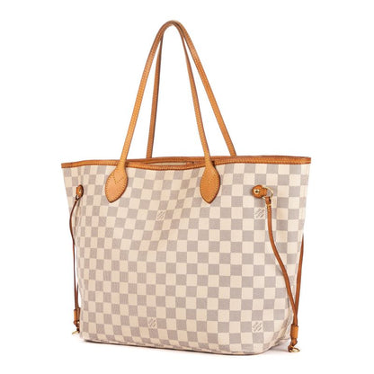 Louis Vuitton Neverfull White Damier Azure AB