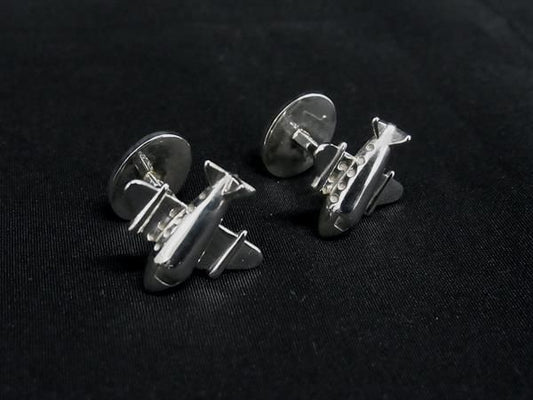 Tiffany & Co Tiffany & Co Sv925 Airplane Cufflinks Button Cufflinks