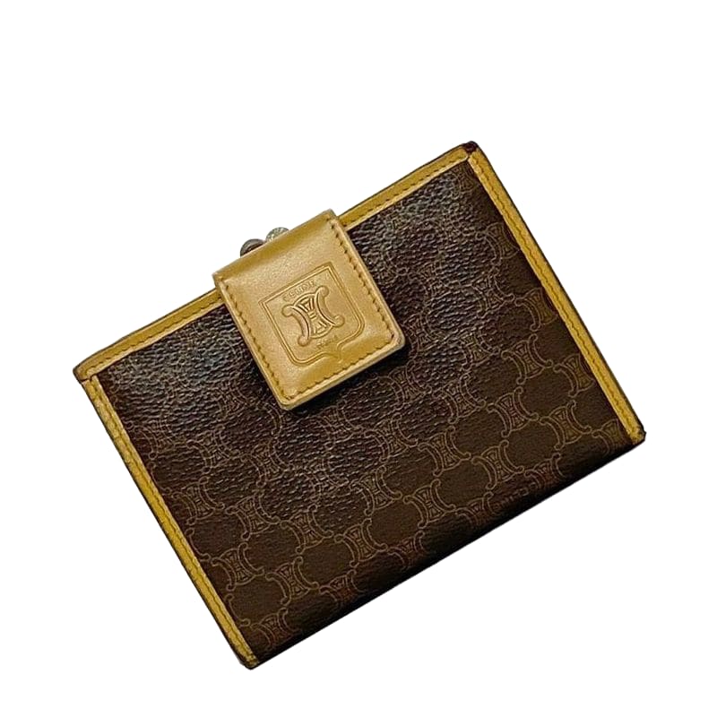 Celine Bifold Wallet Ec20969 Brown Beige Macadam