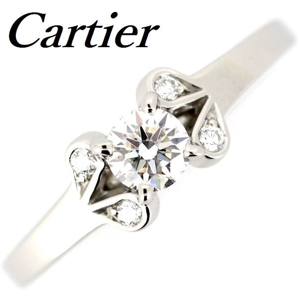 Cartier Ballerina Diamond 024ct D-vvs1-3ex Ring #47