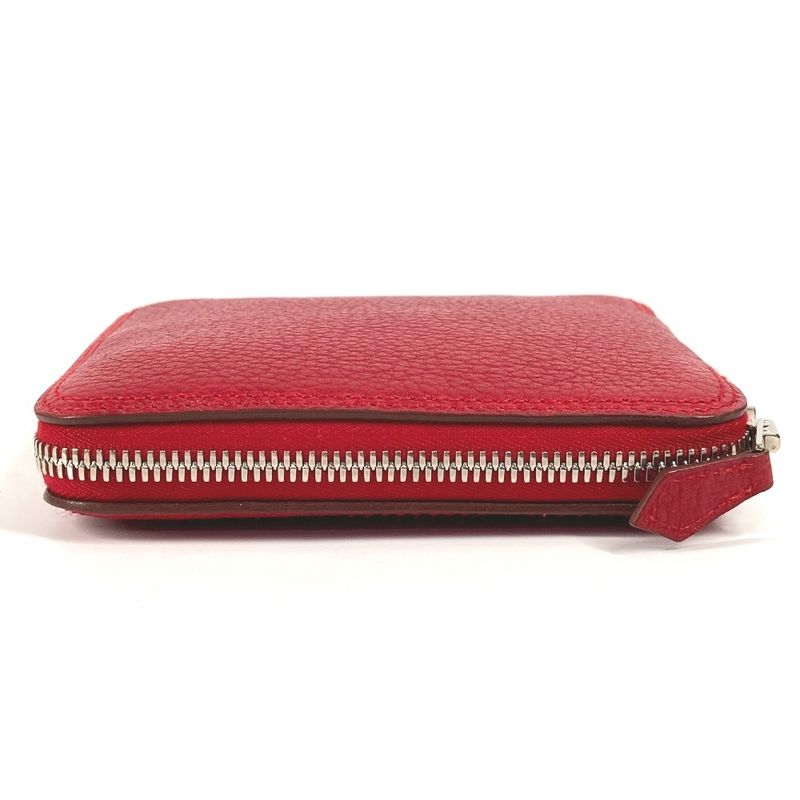Hermes Shoulder Bag Silky Pop Leather Red