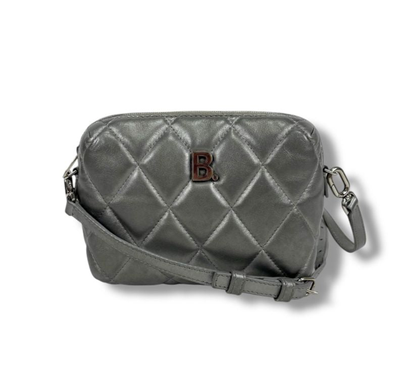 Balenciaga Touch Camera Mini Shoulder Bag Silver SV Pochette Quilted