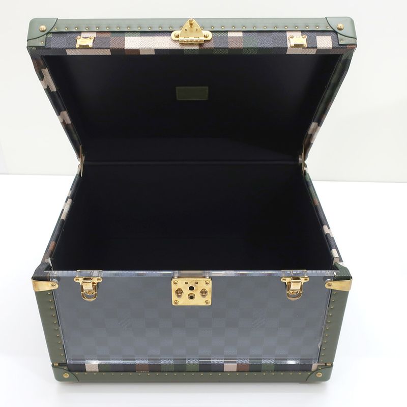 Louis Vuitton Shoe Box M10295 Pharrell Williams Green Damier Leather
