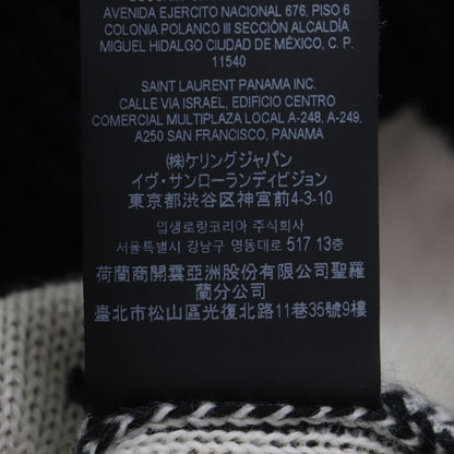  Saint Laurent Paris 2021 694838 100% Wool Reindeer Pattern Nordic Knit