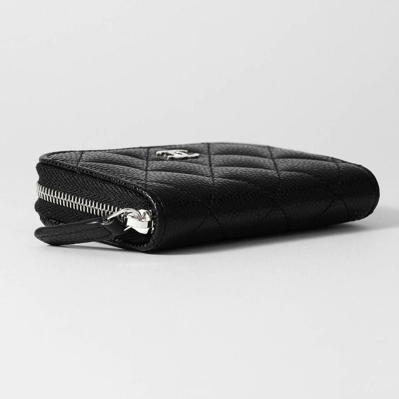 Chanel Coin Case Classic ZIP COIN Purse Black