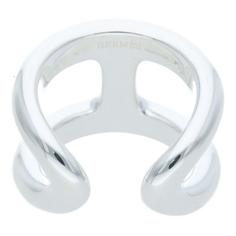 Hermes Osmose GM Osmose GM Silver Ring Men's 54 14