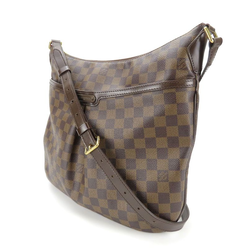 Louis Vuitton Shoulder Bag Bloomsbury GM N42250 Damier Ebène Brown Gold