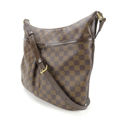 Louis Vuitton Shoulder Bag Bloomsbury GM N42250 Damier Ebène Brown Gold