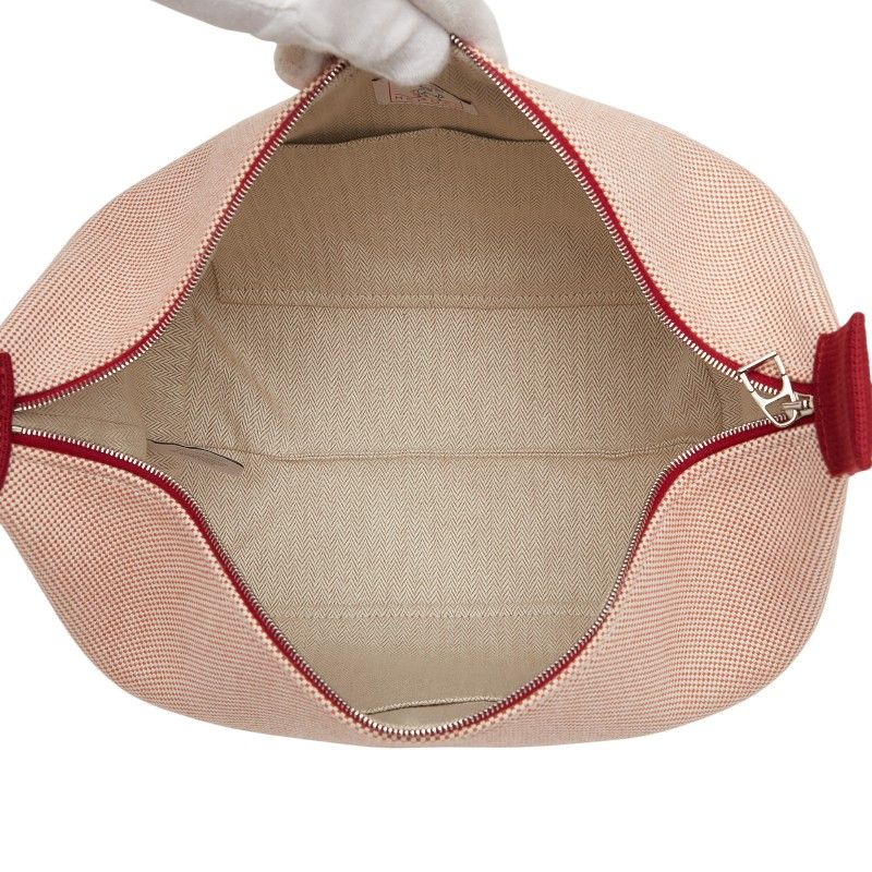 Hermes Brid A Black Gabrielle GM Red Canvas Ladies Hermes