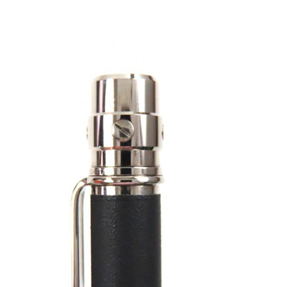 Cartier Santos Twist Ballpoint Pen Matte Black Silver With Box And Case Made