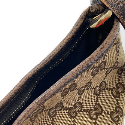 Gucci Shoulder Bag GG Canvas 131326 Brown