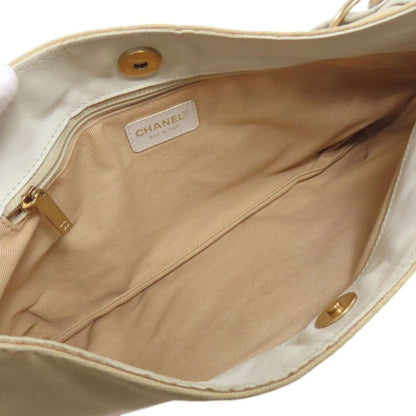 Chanel Coco Mark Gold Hardware Handbag Canvas Calf Women