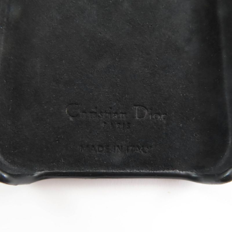 Christian DIOR S6003onmj Lady DIOR Canage Iphone15 Pro Case Black With Box And