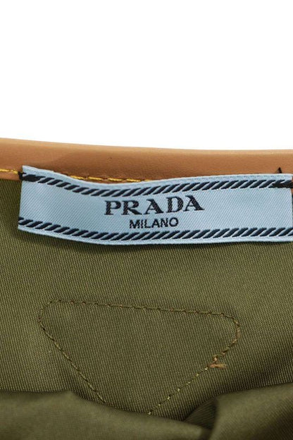 Prada 21h967 Re-nylon Triangle Logo Plate Multi Pocket Skirt Women 36
