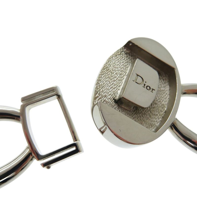 Dior Faux Pearl Necklace Silver Choker 0989 Dior