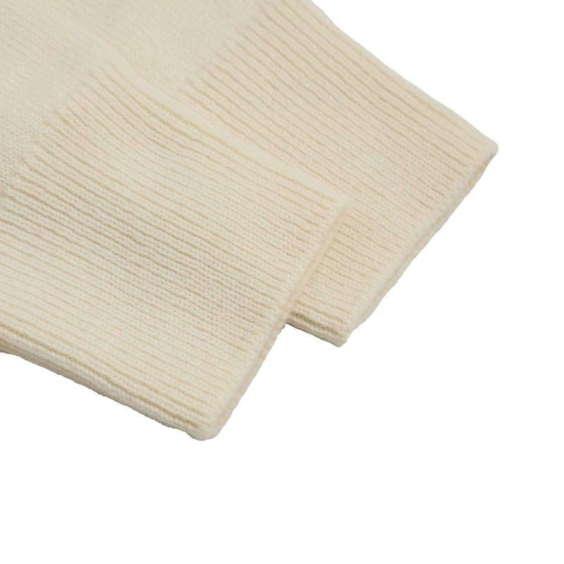 Hermes 24aw Asymmetrical Cashmere Knit Dress 4h2541d1 Ivory 36