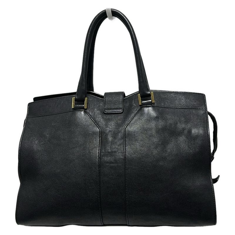 Yvessaint Laurent Handbag Cabas Susic 311220 Black Leather