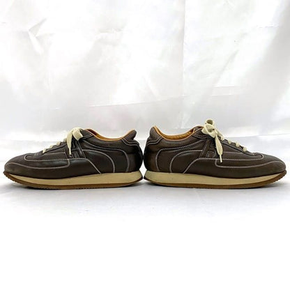Hermes Quick Sneakers Ec21024 Brown 24.0cm (9.45in)