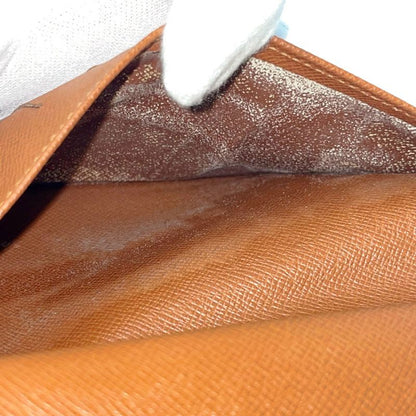 Louis Vuitton M61202 Monogram PVC Porte-Tresor Etui Papier Brown 304014 Trifold