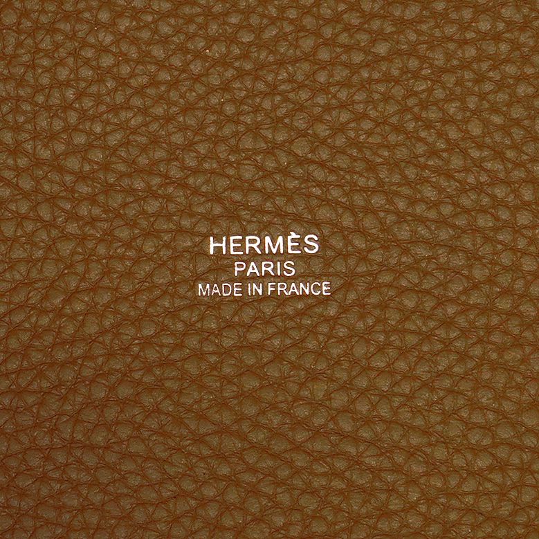 Hermes Tote Bag Pur Sangle Toile Military Chai/taille Batteau Silver Hardware B