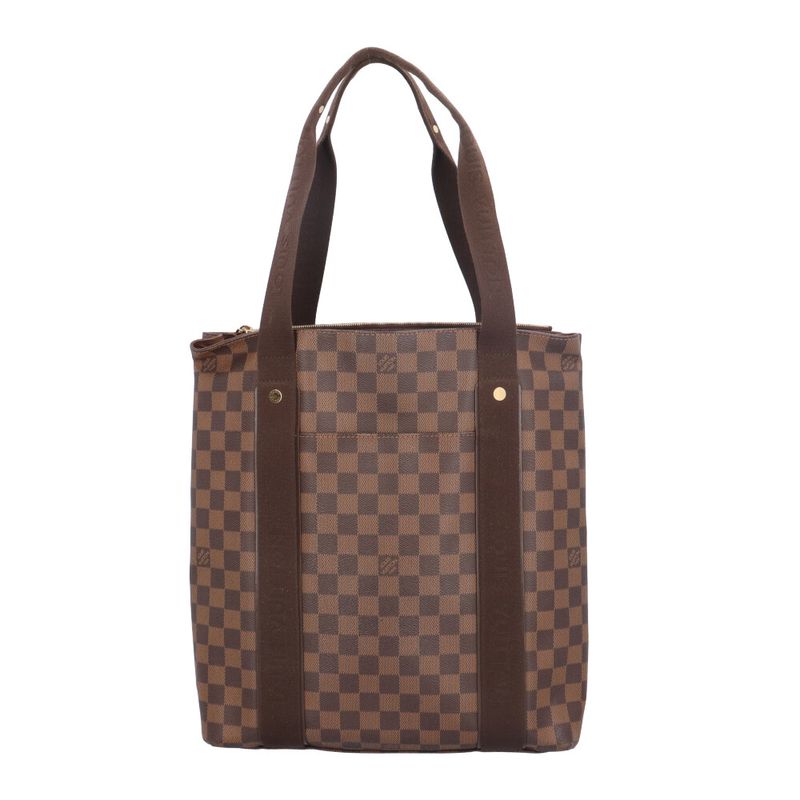Louis Vuitton Cabas Bobol Damier Tote Bag Damier Canvas N52006 Brown Ladies