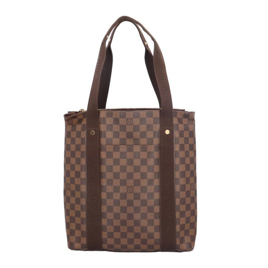 Louis Vuitton Cabas Bobol Damier Tote Bag Damier Canvas N52006 Brown Ladies