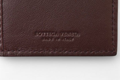 Bottega Veneta Wallet Men's Bottega Veneta Long Wallet Intrecciato Bordeaux