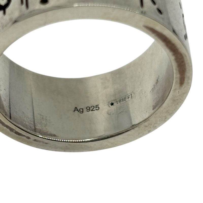 Gucci GG Icon Ring Icon Ring Silver 925 15 (about Size 14) Silver Skull