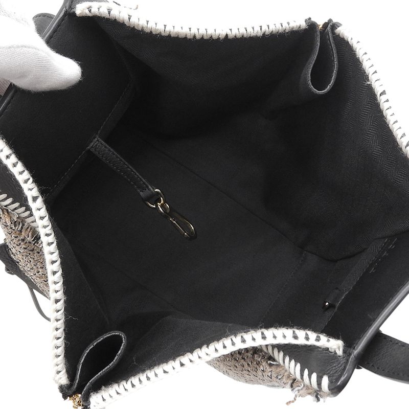 Loewe 2019 Item Hammock Anagram Leather Tweed Tote Handbag S Lady Office Travel