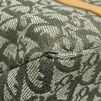 Dior/christian Dior Handbag Trotter Khaki×beige Leather