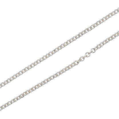 Tiffany & Co Leaf Silver 925 X 18K Yellow Gold Ladies 4.29g Necklace