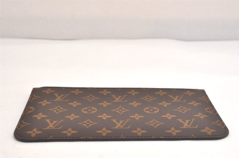 Louis Vuitton Monogram Neverfull GM Pouch Wallet Clutch Bag Red 3393n