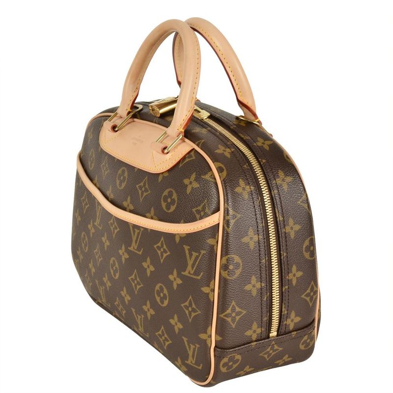 Louis Vuitton Trouville Handbag Monogram Canvas M42228 Ba0054
