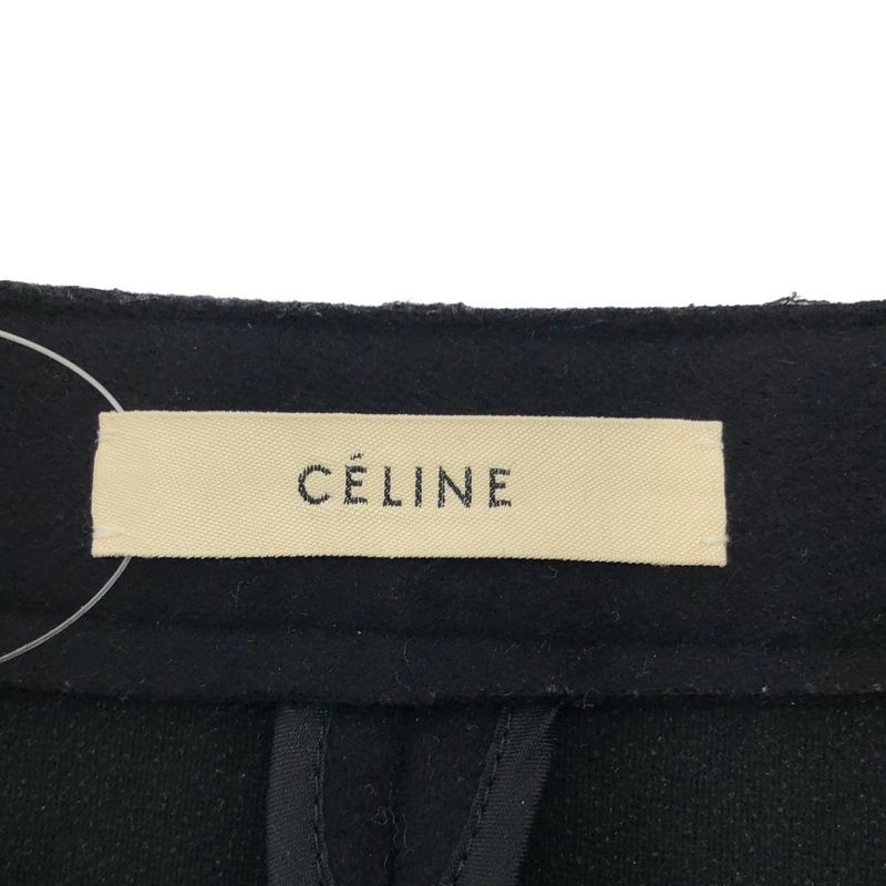 Celine by Phoebe Philo Celine Phoebe Philo Felt Wool Front Zip Skirt 2 2h42