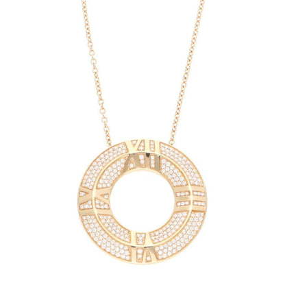 Tiffany & Co Atlas X Closed Circle Pendant Necklace Men's