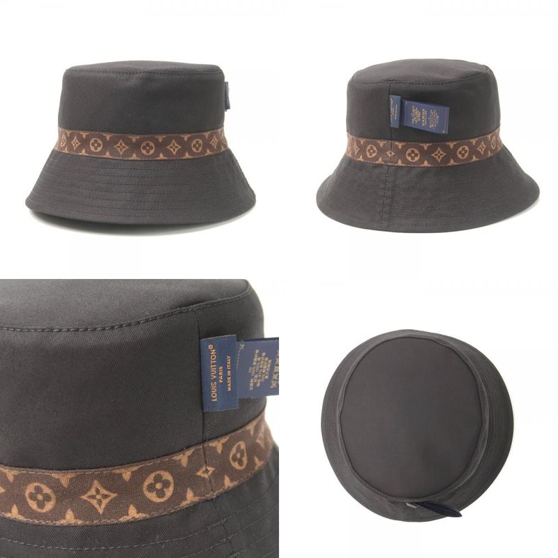 2025ssLouis Vuitton Bucket HatLV Move Reversible Hat Size S Monogram