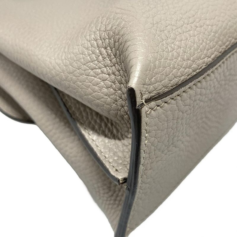 Gucci Handbag Bamboo Daily 370831 Grey Leather