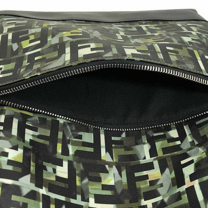 Fendi - Nylon Stamp Camouff Backpack - Nero+multi Silver - Men's