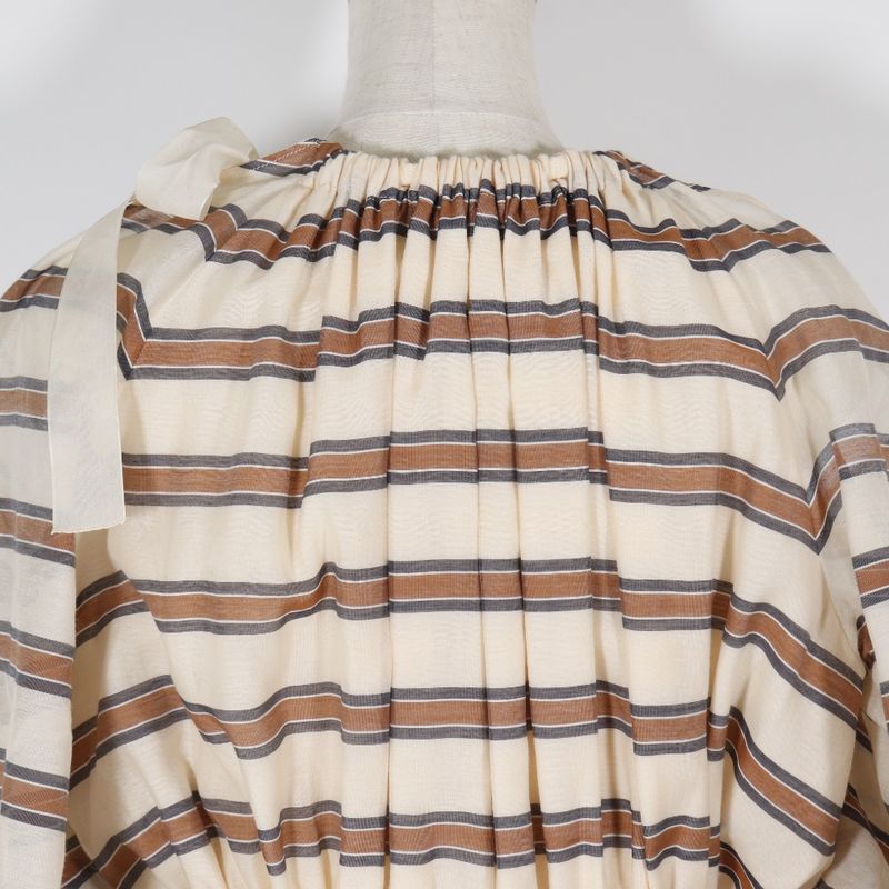 Fendi Cocktail Dress Fd9622 A38D Polyester And Polyurethane Beige Women Dress