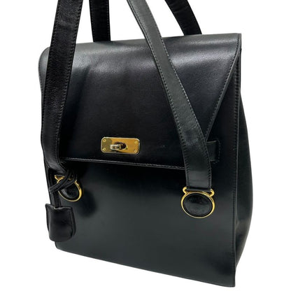 Gianni Versace Couture Medusa Design Box Calf Shoulder Bag Medusa Design Box