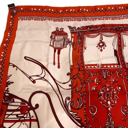 Hermes Carre 90 Coupe DE GALA Scarf Bag Brand Bag Handle Cover Ribbon High Gift