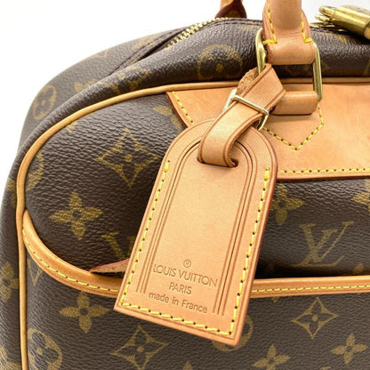 Louis Vuitton Deauville Tote Bag Monogram Canvas Nubuck M47270 Brown Vi0938